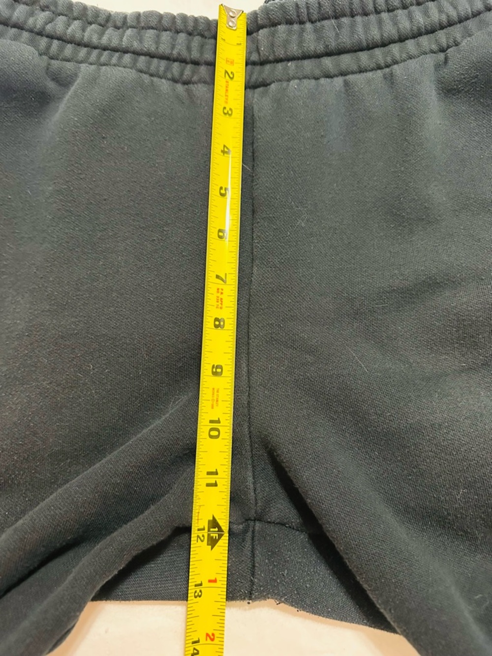 PUMA BLACK JOGGER SWEATPANTS MENS SIZE L LARGE TAPERED WHITE ATHLETIC PUMA LOGO - Picture 6 of 9